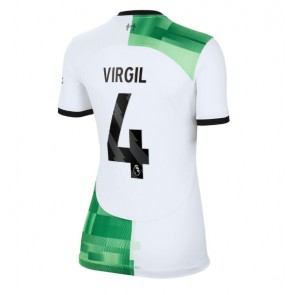Liverpool Virgil van Dijk #4 Gostujuci Dres za Ženska 2023-24 Kratak Rukavima
